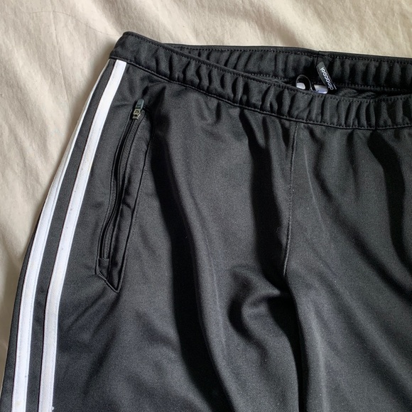 Black Adidas Track Pants - Picture 3 of 5